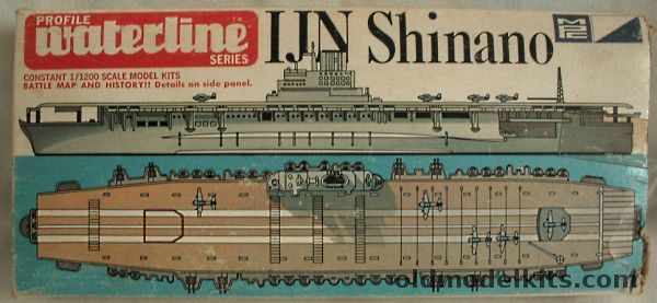 MPC 1/1200 IJN Shinano Aircraft Carrier, 2-4005-110 plastic model kit